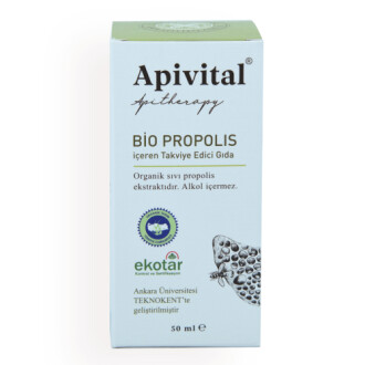 Apivital Organik Alkolsüz Bio Propolis 50 ml - Apivital (1)
